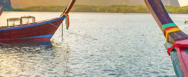 Long tail boats in Thailand