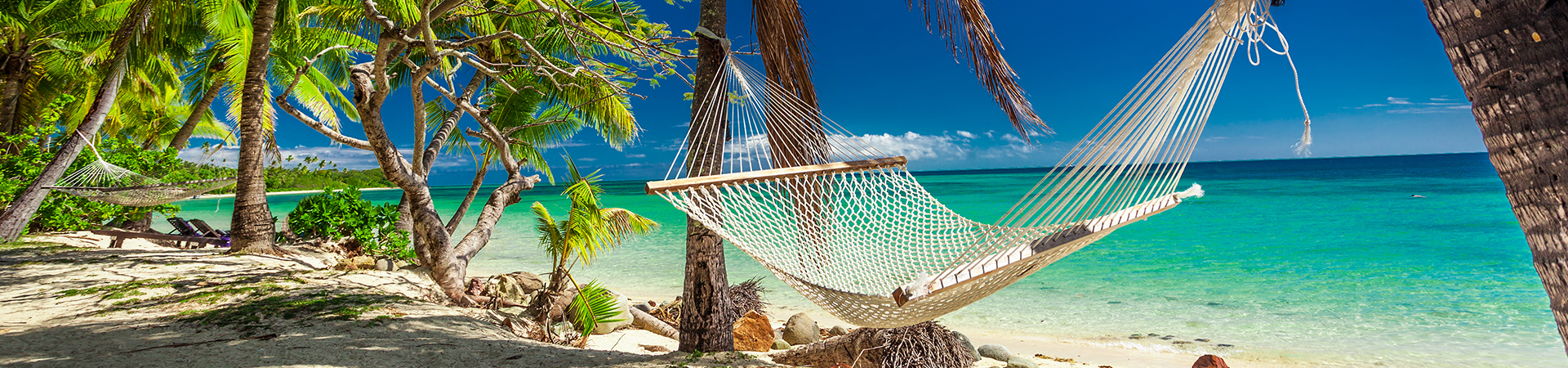 Beachside hammock, Fiji