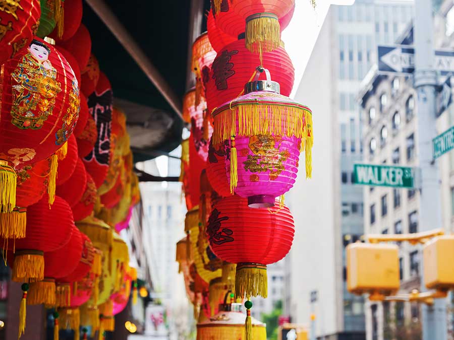 Chinatown in New York, USA