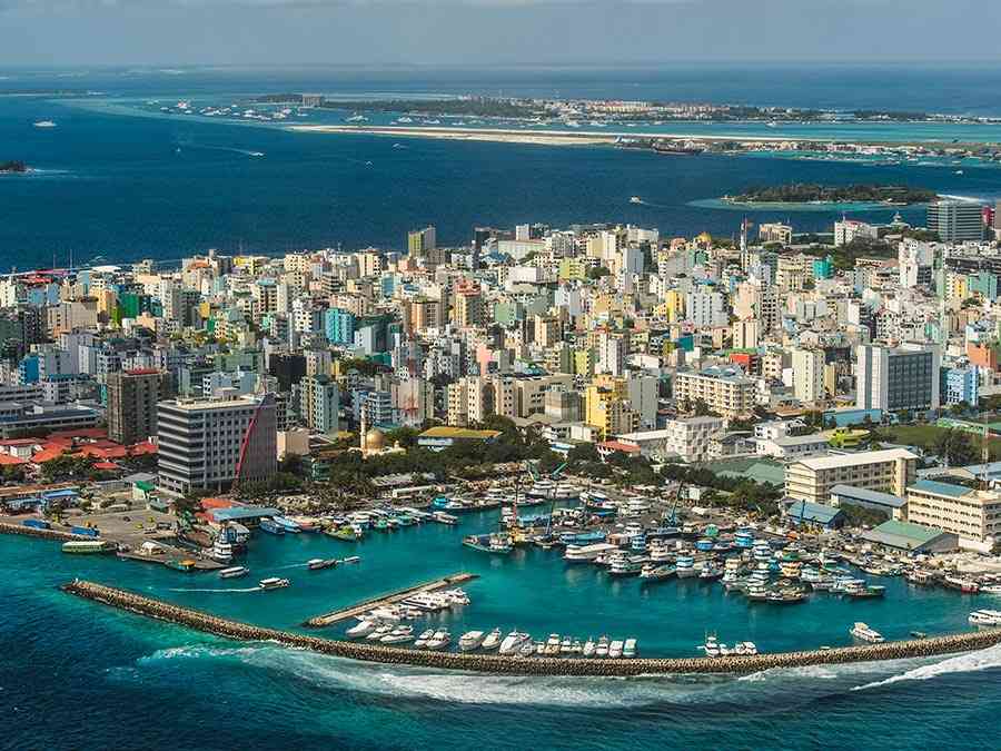 Maldives cityscape