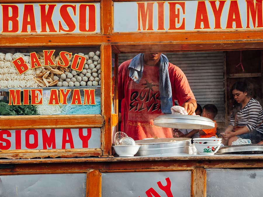 Plenty of street food options in Ubud