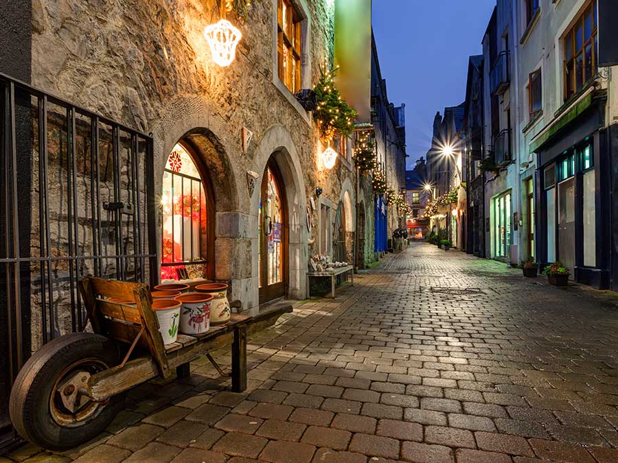 An alley in Galway, Ireland