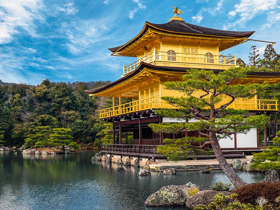 A temple in Kyoto, Japan