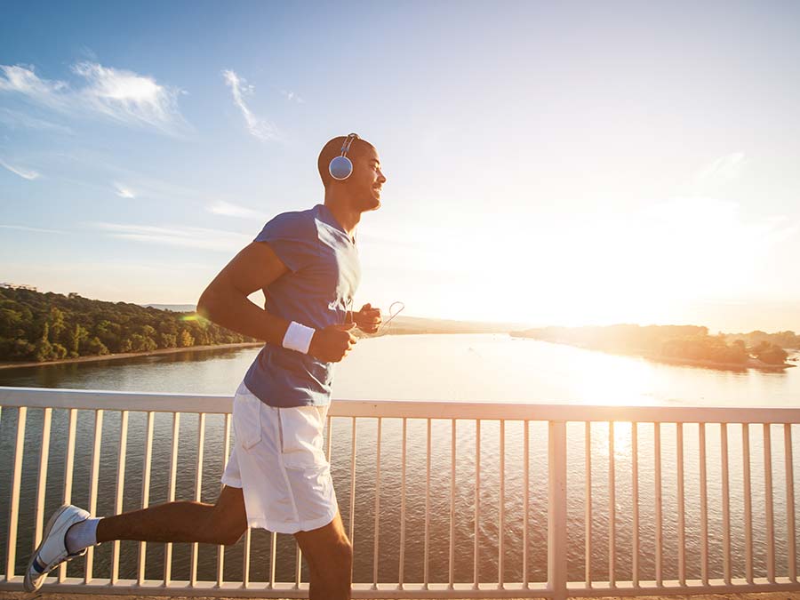 Man running 