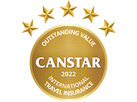 Canstar Australia Outstanding Value Travel Insurance