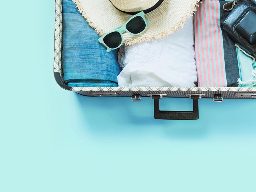 Packing a suitcase