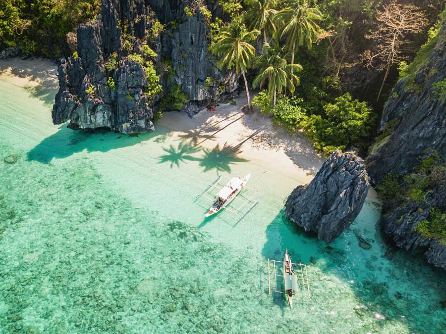 a beach in el nido palawan