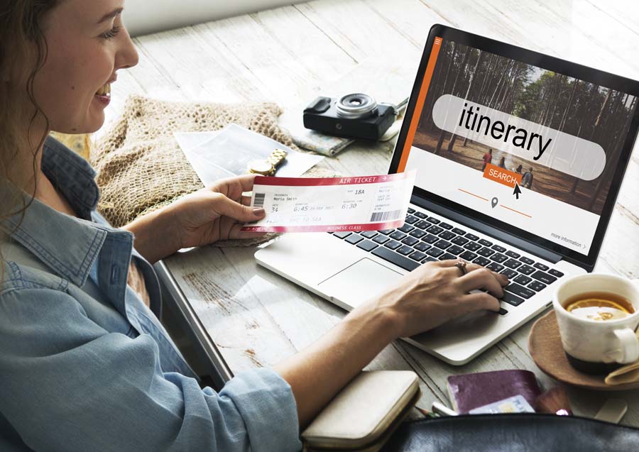 Woman on laptop