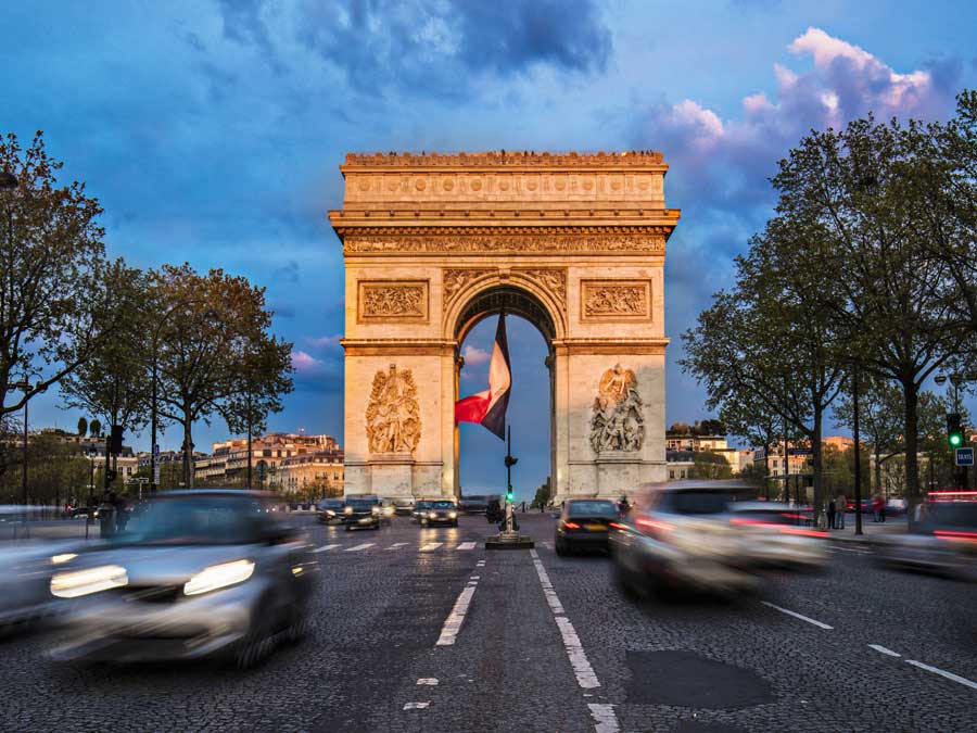 Arc de Triomphe in Paris