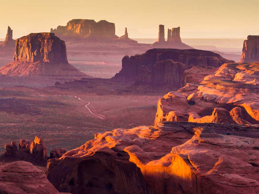 Desert landscape in the United States